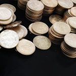 round silver-colored coin lot